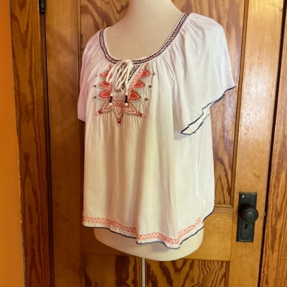 Alya embroidered & beaded peasant top - Picture 11 of 12